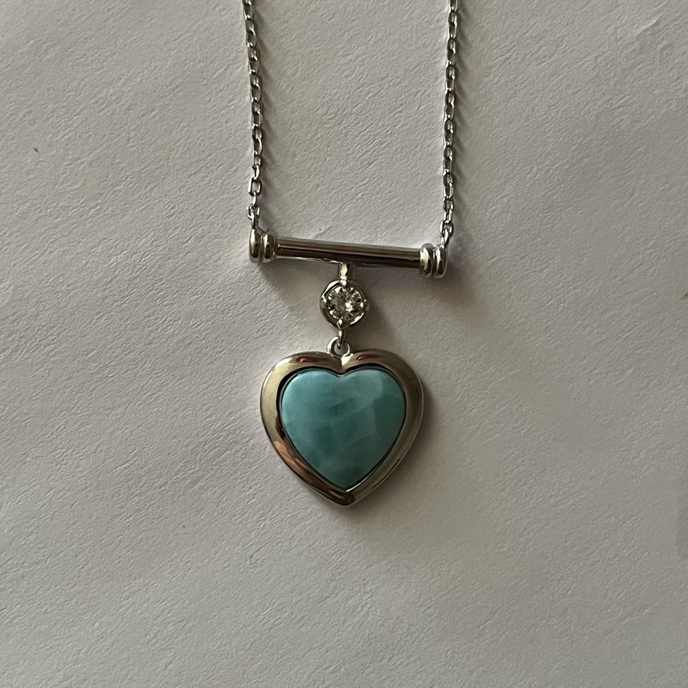 Sterling Silver Heart Pendant Necklace